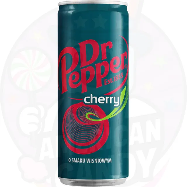 Dr Pepper Slim Can Cherry 330ml