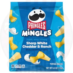 Pringles Mingles Sharp White Cheddar & Ranch 155g
