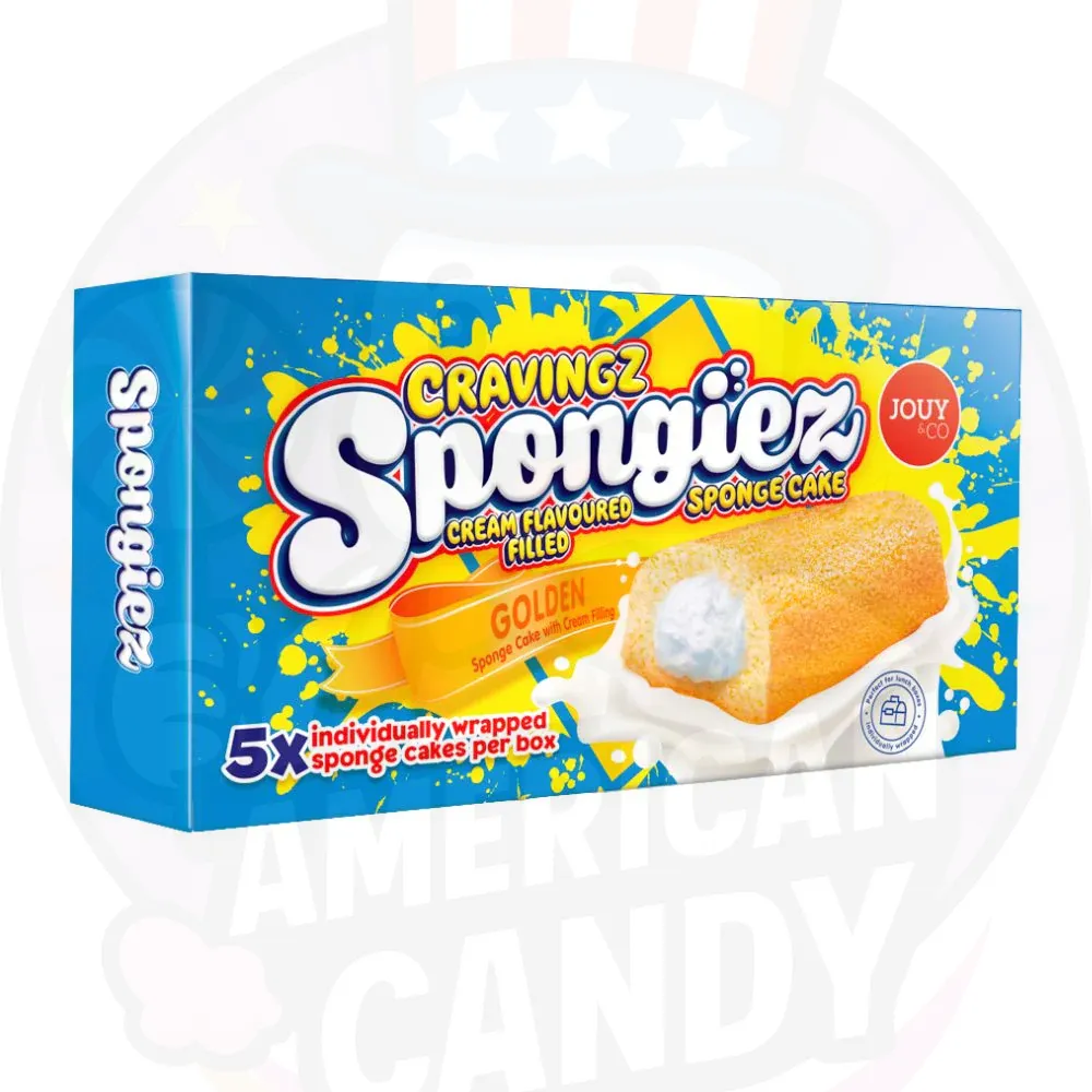 Jouy&Co Cravingz Spongiez Golden 5 piezas vainilla 200g