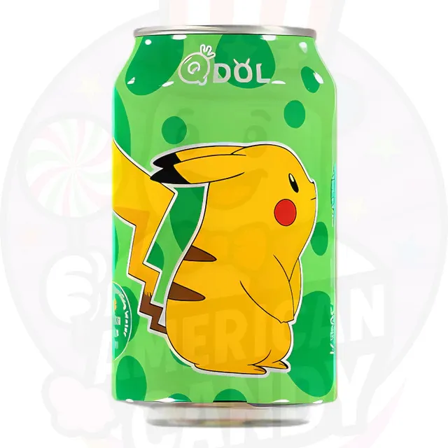 QDOL Pokemon Pikachu Sparking Water Lime 330ml