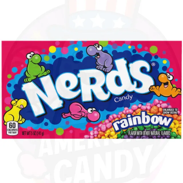 Wonka Nerds Candy Rainbow Box 141g