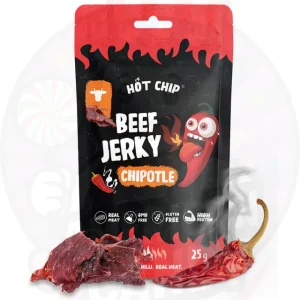 Hot Chip Beef Jerky Chipotle 25g