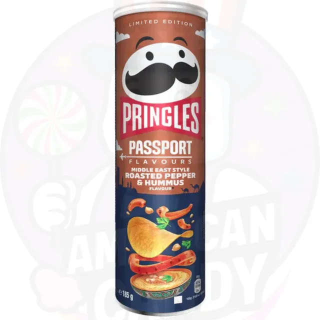 Pringles Middle East Style Roasted Pepper & Hummus 165g