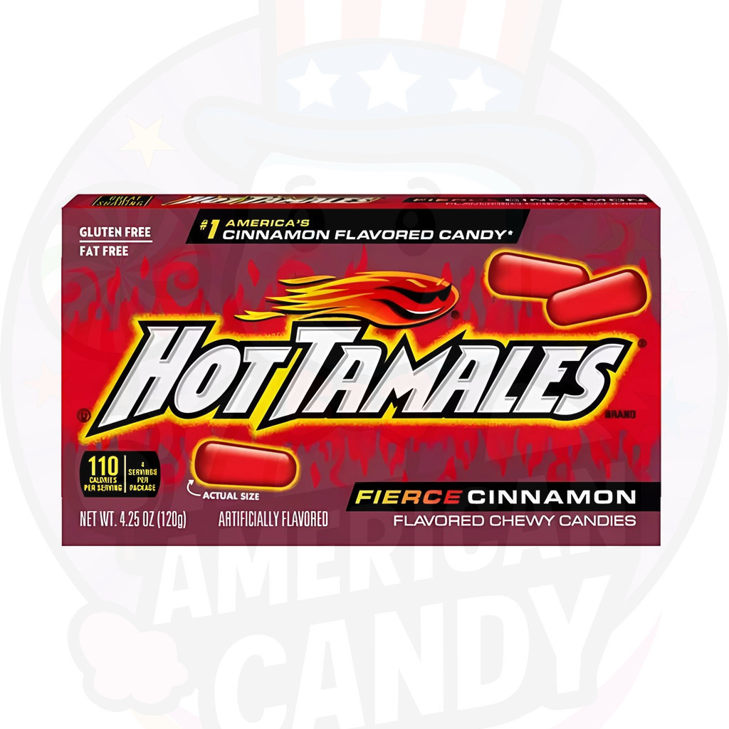 CANDY HOT TAMALES 120 GR BOX