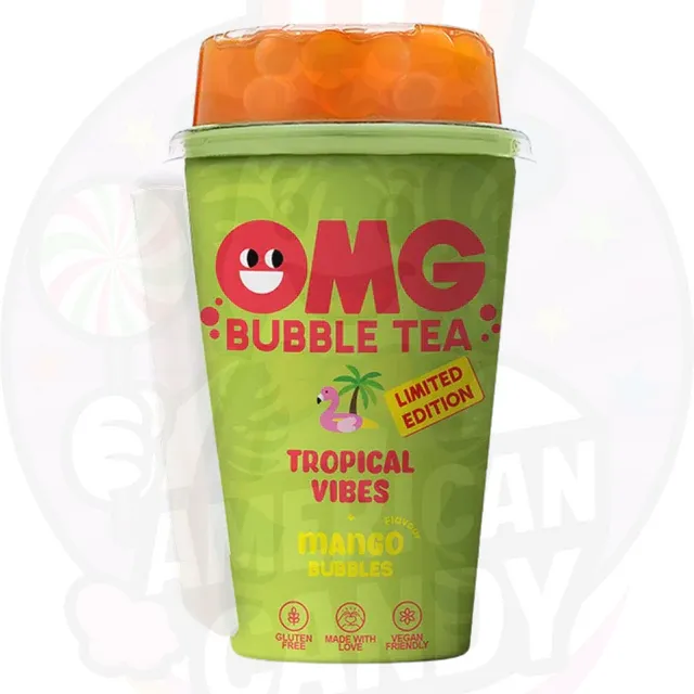 OMG Bubble Tea Tropical Vibes Mango 270ml