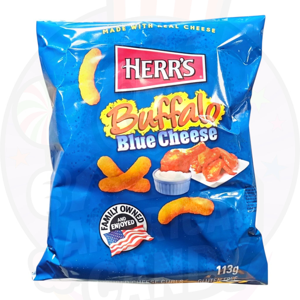 SNACK HERRS 113 GR Buffalo Blue Cheesse Curls