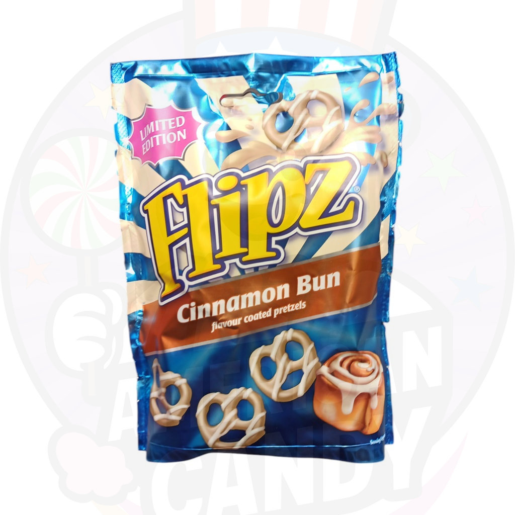 SNACK FLIPZ 90 GR Cinnamon bun pretzels