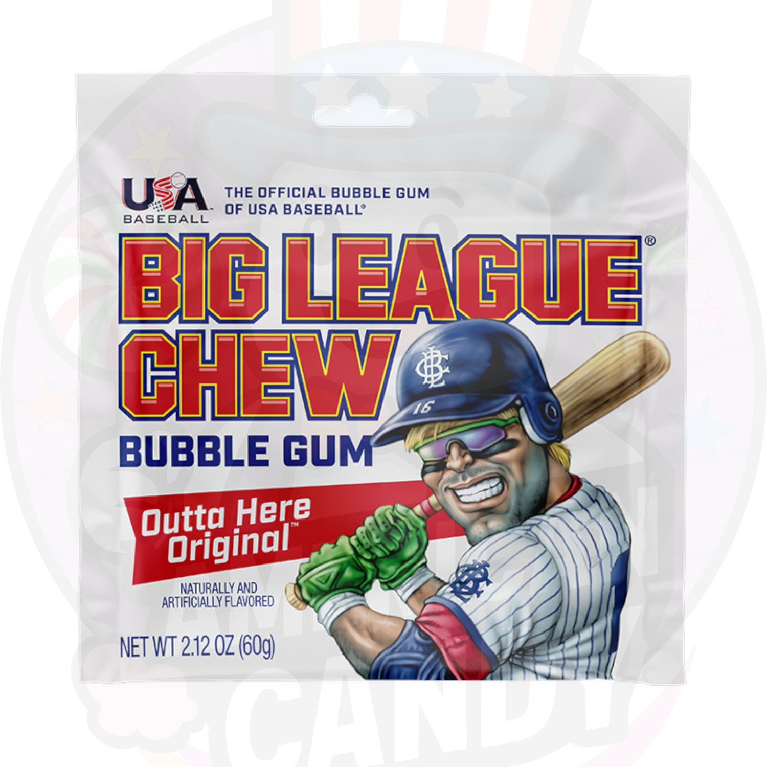 CANDY BIG LEAGUE  60 GR CHEW Original
