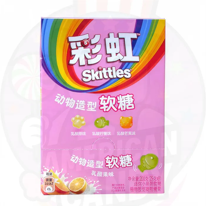 CANDY SKITTLES 25 GR LACTIC ACID FRUIT ASIAN