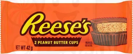 CANDY REESES 42 GR PEANUT BUTTER CUPS