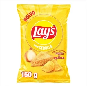 Lay's Cebolla Patatas fritas con sabor a cebolla 150 gr