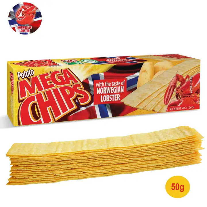 Mega Chips Papa con Sabor a Langosta Noruega 50gr